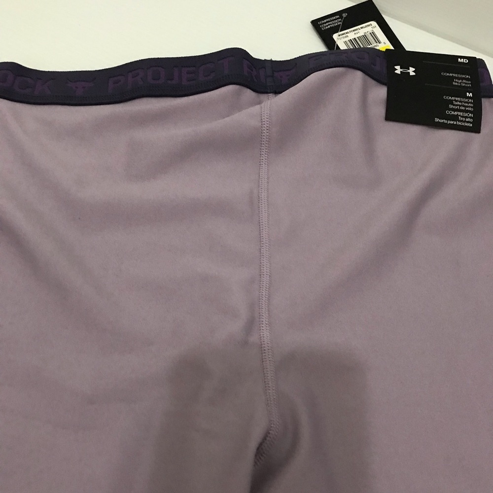 NWT UNDER ARMOUR Project Rock Bike Shorts Size M - Picture 6 of 6